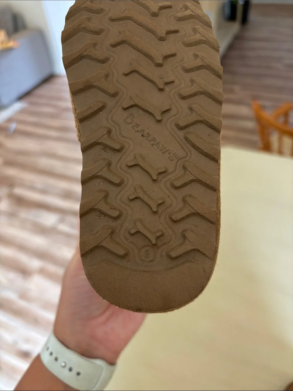 BEARPAW Toddler Size 9 Hickory Suede Side-Zip Boots